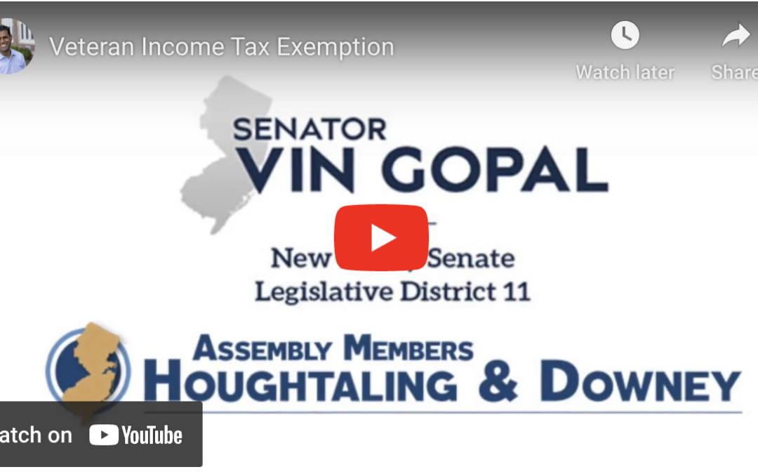 Gopal Urges Veterans to Take Advantage of Income Tax Exemption